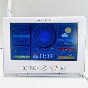 AcuRite 06102M-RX Wi-Fi - 7 Inch Display Weather Station Good Used Condition